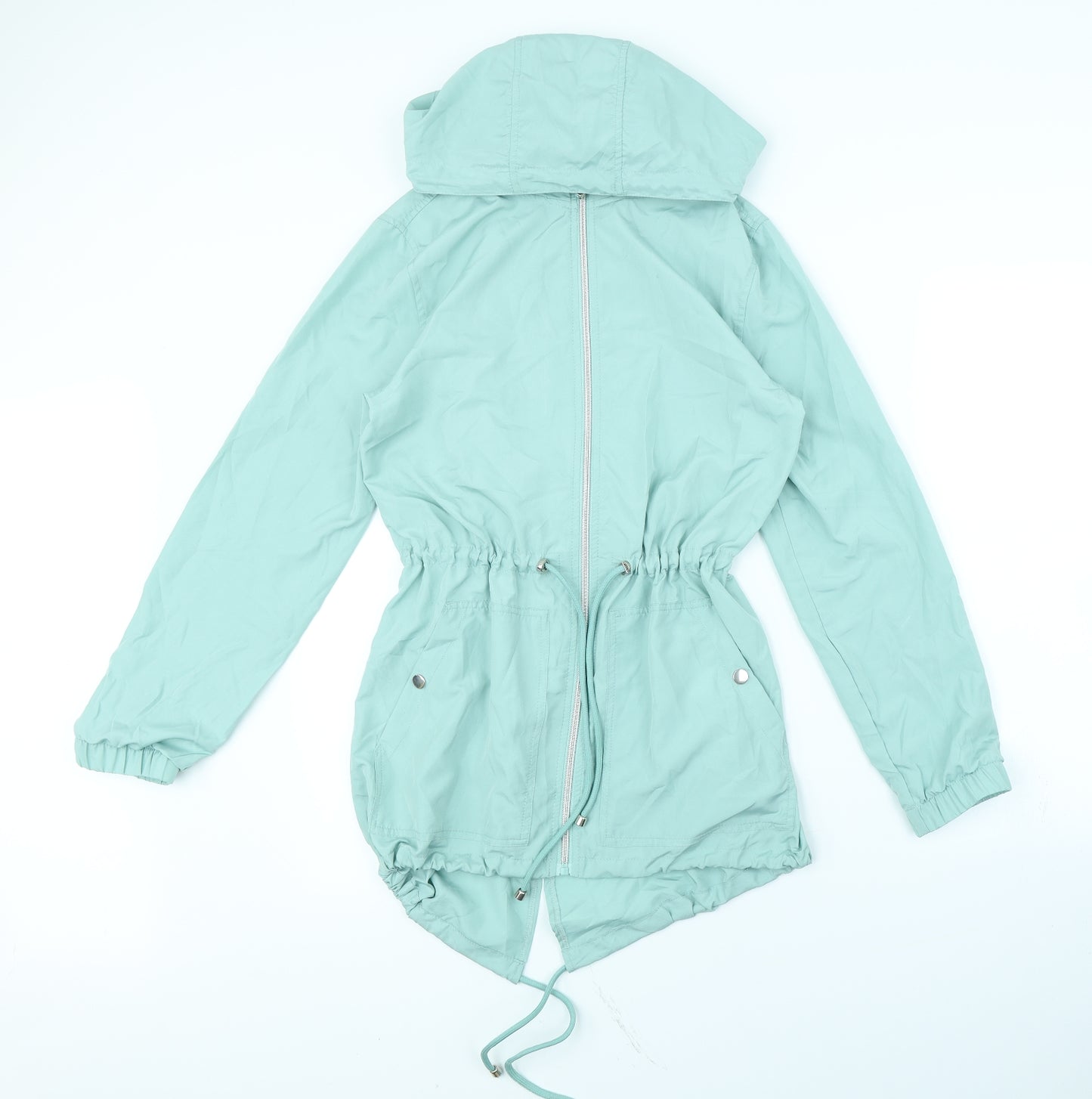 Primark Womens Blue   Rain Coat Coat Size S