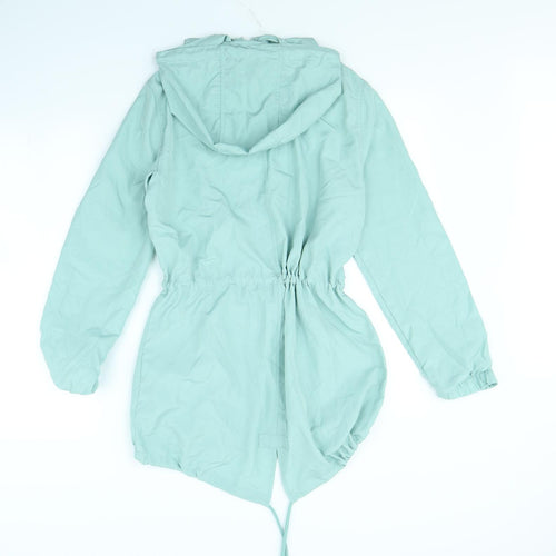 Primark Womens Blue   Rain Coat Coat Size S