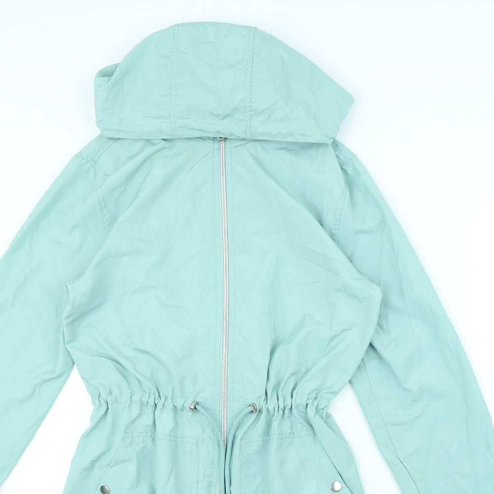 Primark Womens Blue   Rain Coat Coat Size S