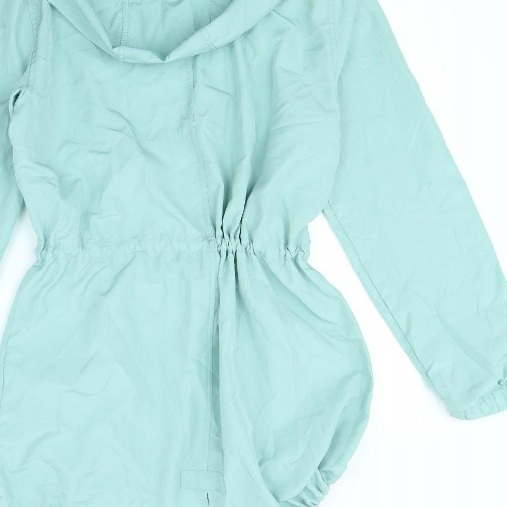 Primark Womens Blue   Rain Coat Coat Size S
