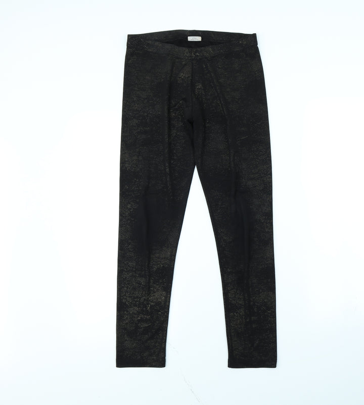 NEXT Girls Black   Capri Trousers Size 14 Years