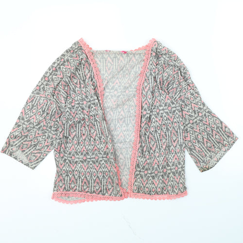 YD Girls Black Geometric  Jacket  Size 9 Years