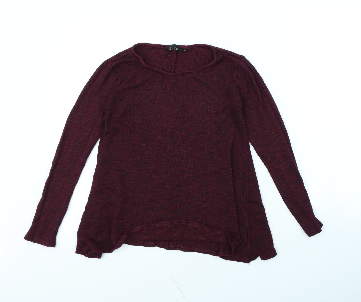 New Look Womens Purple   Pullover Jumper Size 10