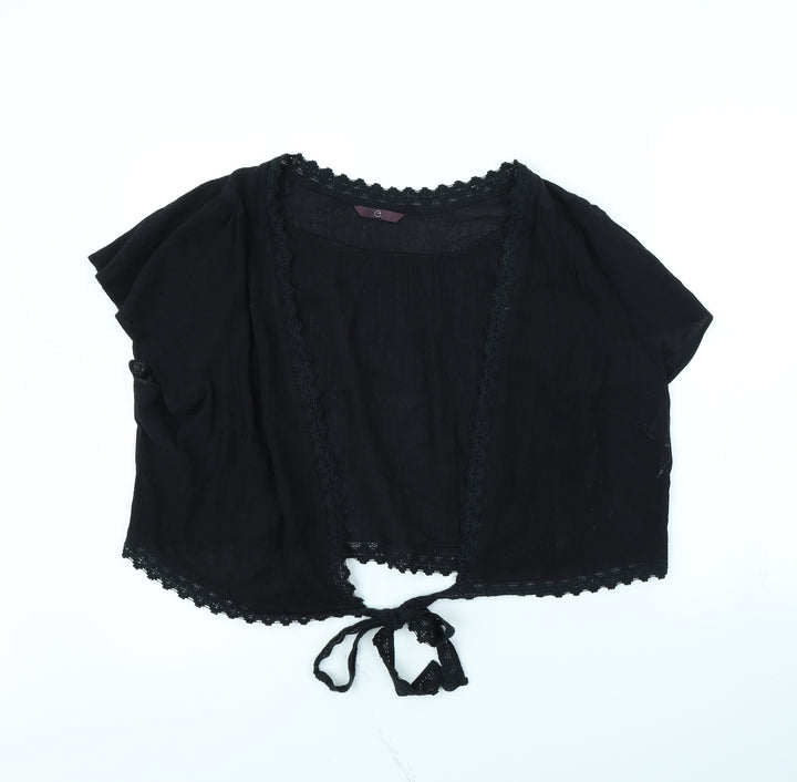 Evans Womens Black Jacket Size 26