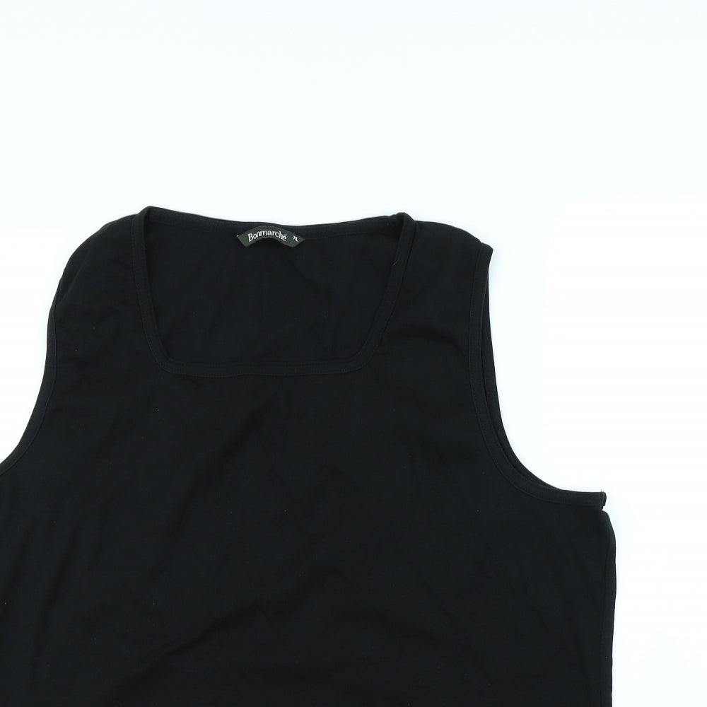 Bonmarché Womens Black   Basic Tank Size XL