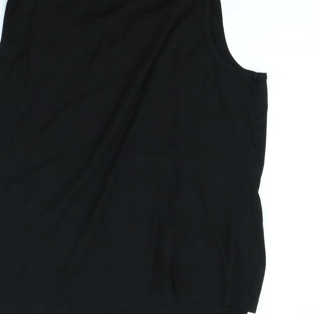 Bonmarché Womens Black   Basic Tank Size XL