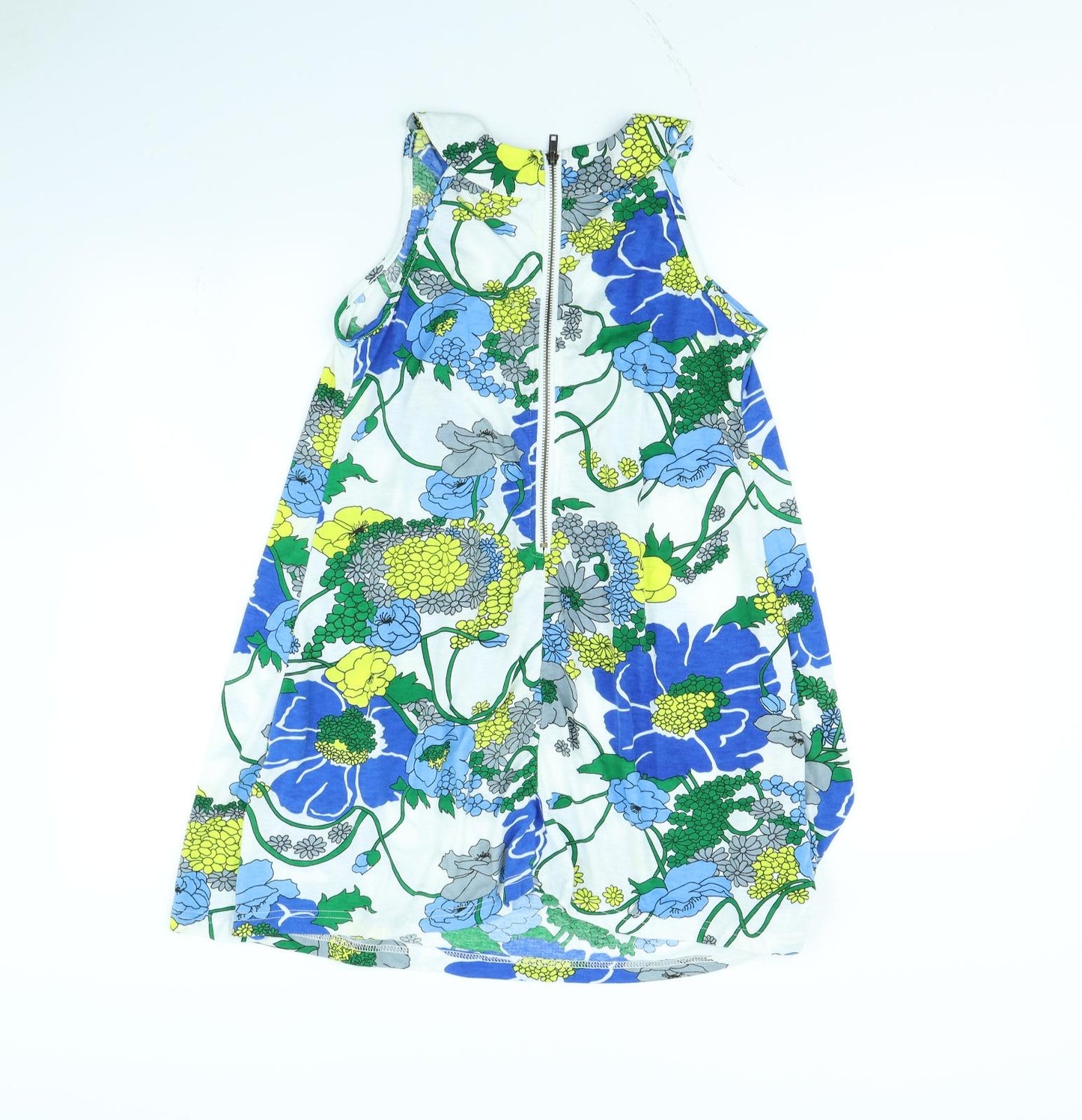 Yumi Womens White Floral  Mini  Size S