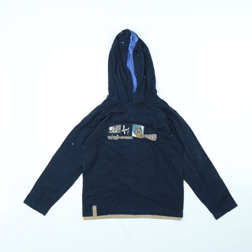 Ladybird Boys Blue   Pullover Hoodie Size 7 Years