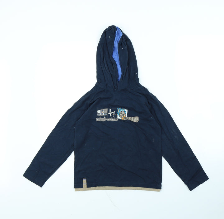 Ladybird Boys Blue   Pullover Hoodie Size 7 Years