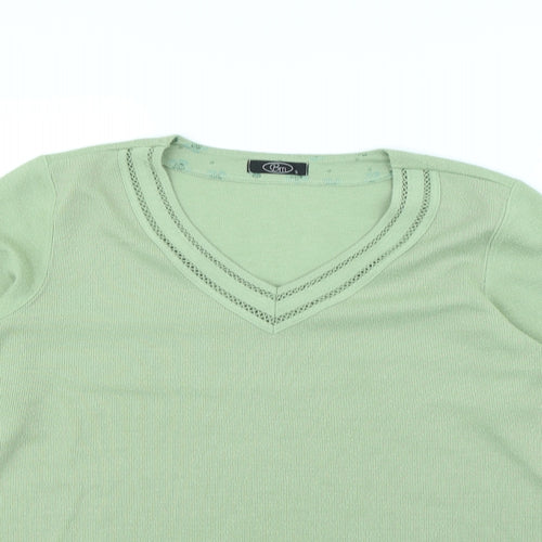 bm  Womens Green   Pullover Jumper Size S