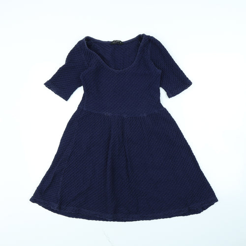 Dorothy Perkins Womens Blue   Fit & Flare  Size 8