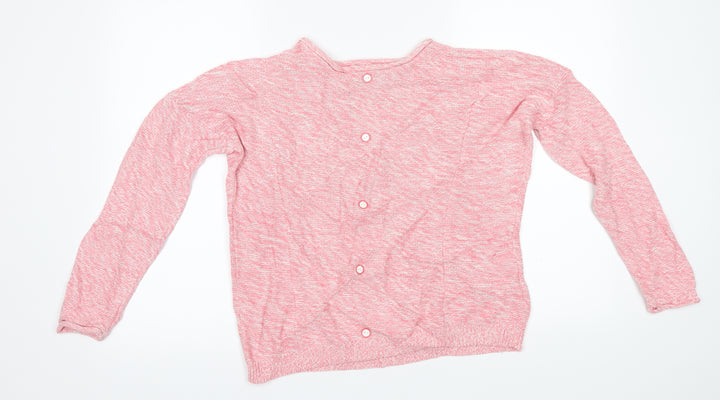 New Look Womens Pink  Knit Pullover Jumper Size S
