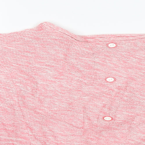New Look Womens Pink  Knit Pullover Jumper Size S