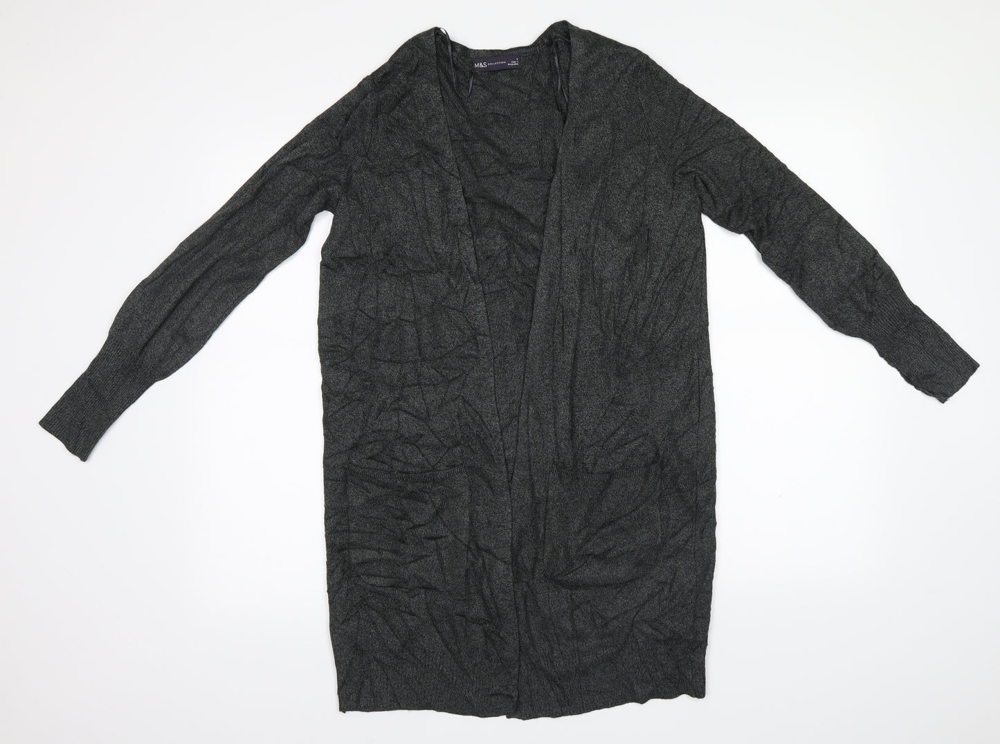 M&S Womens Green  Knit Shrug Jumper Size S