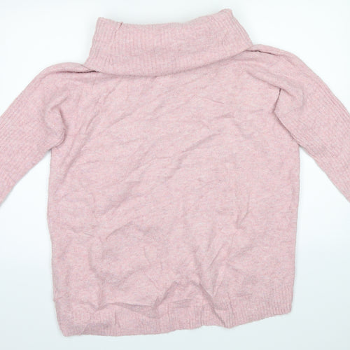 Miss Selfridge Womens Pink  Knit Pullover Jumper Size 10