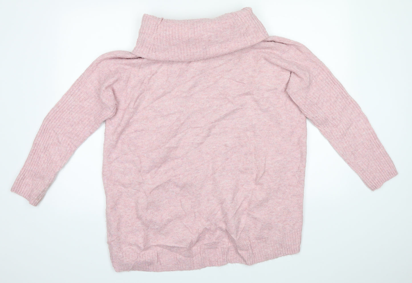 Miss Selfridge Womens Pink  Knit Pullover Jumper Size 10