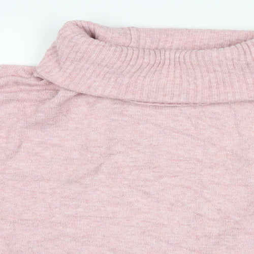 Miss Selfridge Womens Pink  Knit Pullover Jumper Size 10