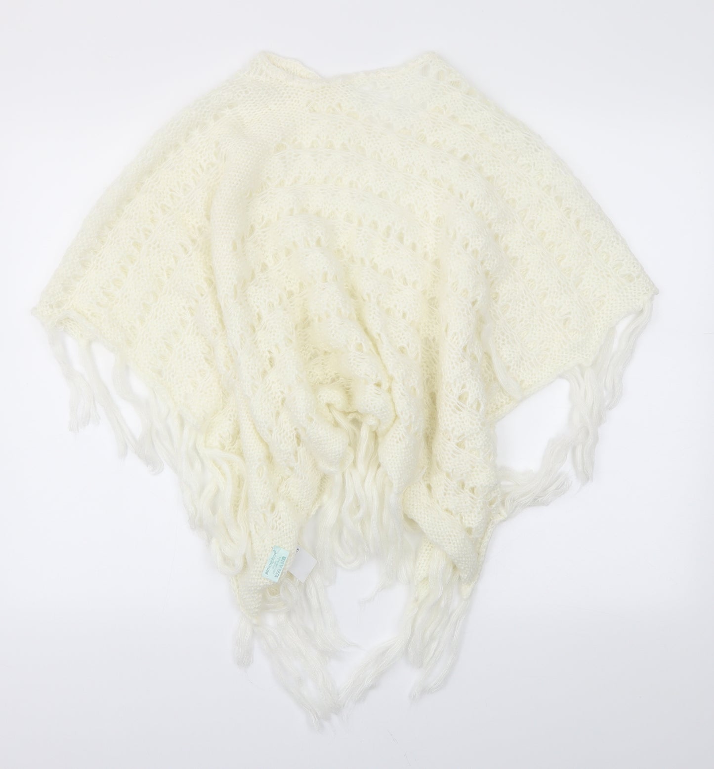 Preworn Womens Ivory   Kimono Poncho One Size