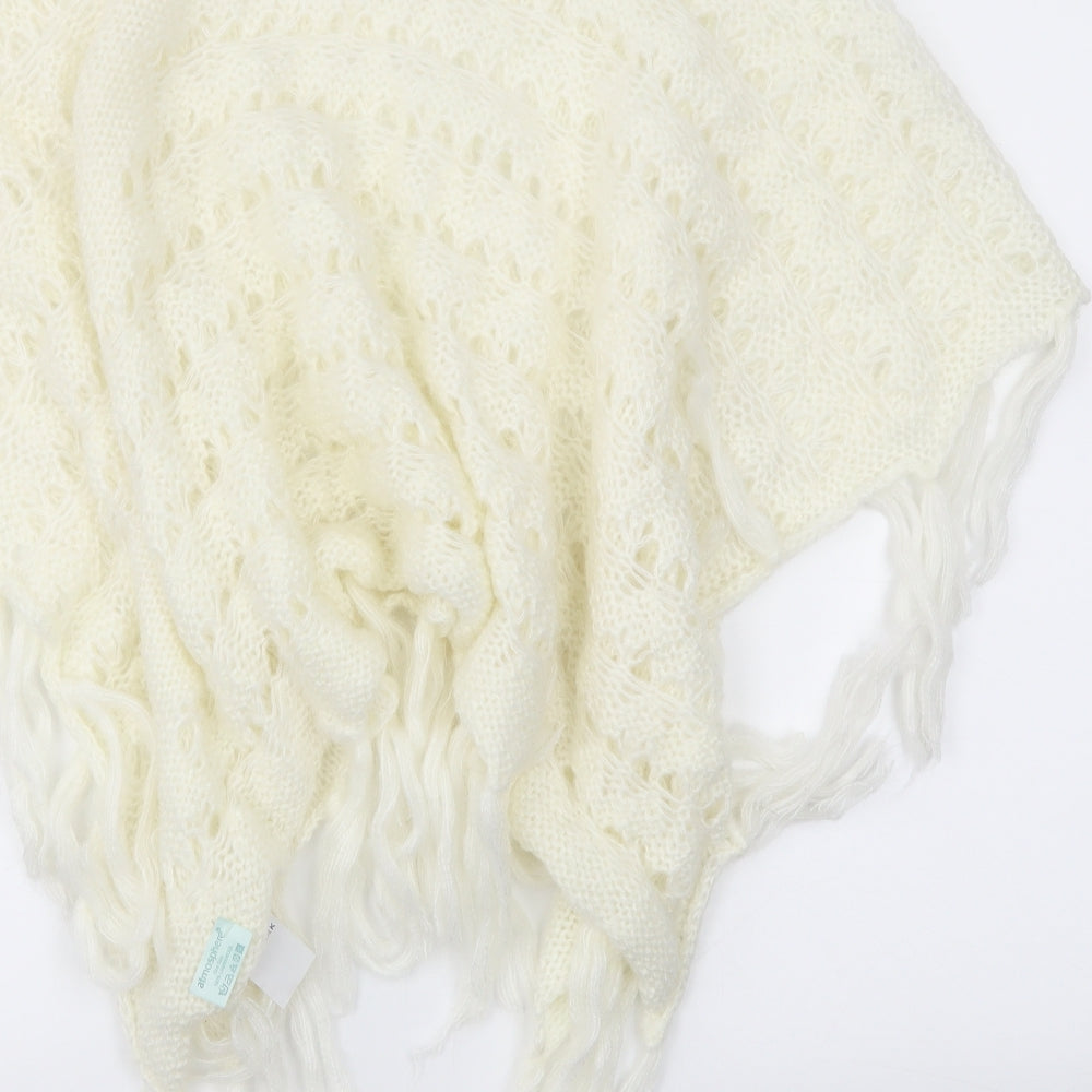 Preworn Womens Ivory   Kimono Poncho One Size