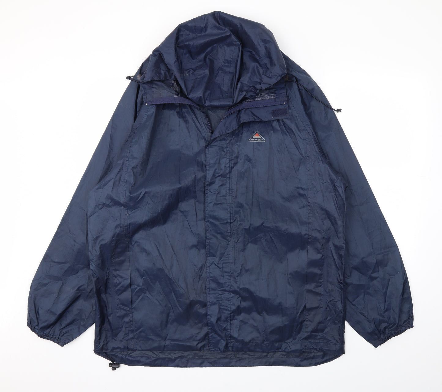 Wynnster Mens Blue   Rain Coat Jacket Size L