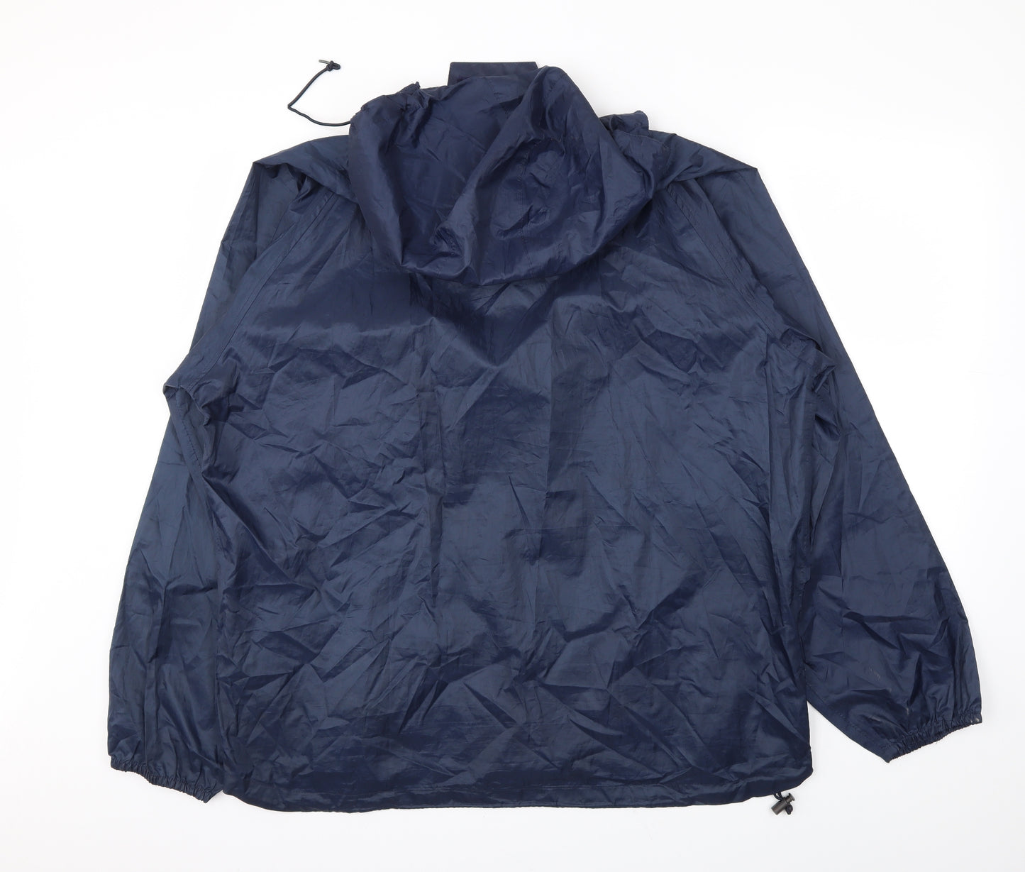 Wynnster Mens Blue   Rain Coat Jacket Size L