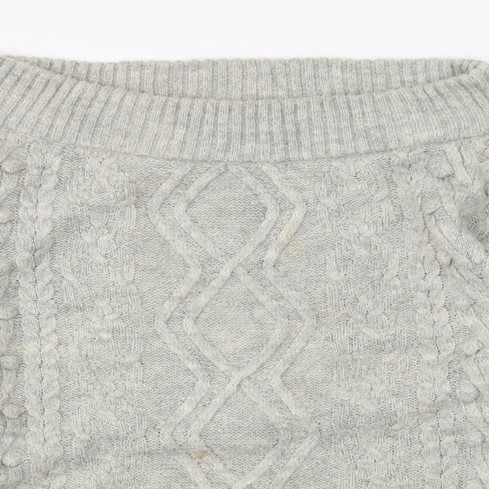 georg Womens Grey   Pullover Jumper Size S