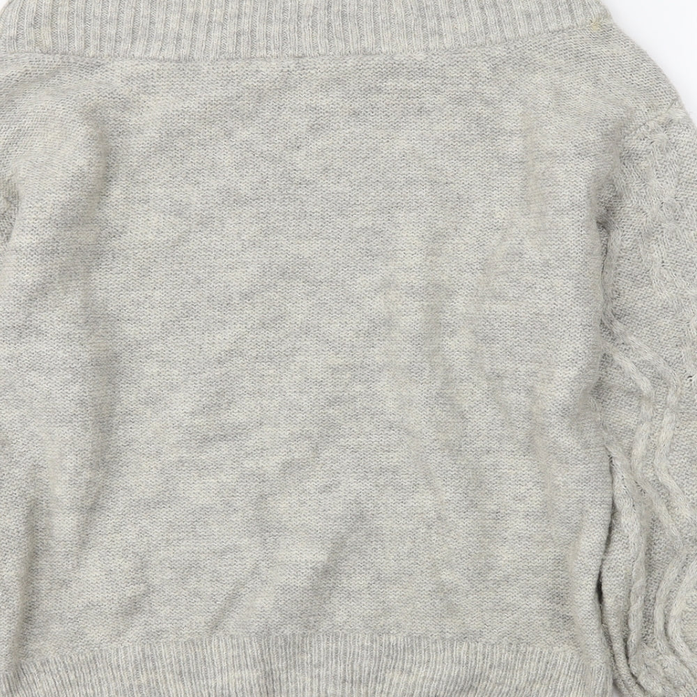 georg Womens Grey   Pullover Jumper Size S