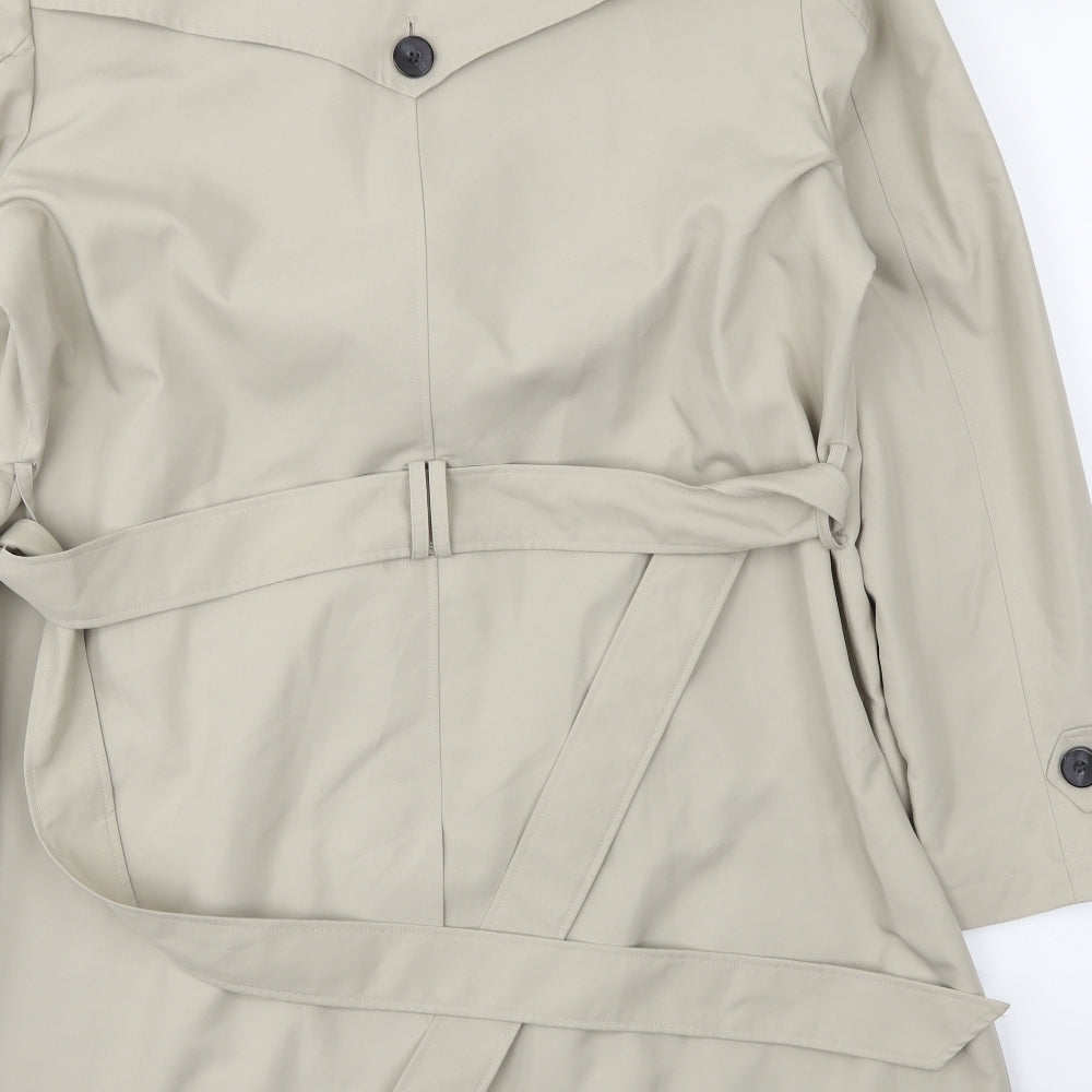 M&S Womens Beige   Trench Coat Coat Size 18