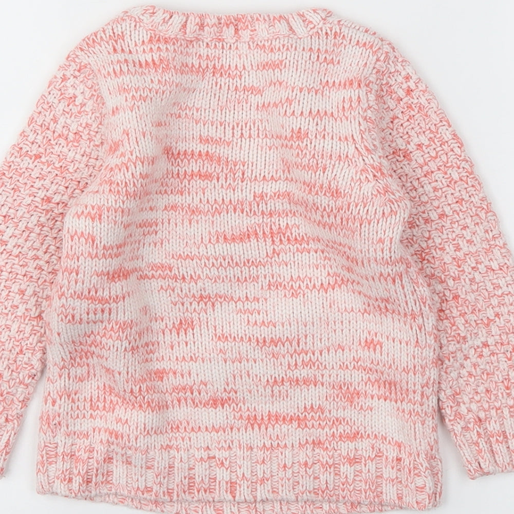 George Girls Pink   Pullover Jumper Size 2-3 Years