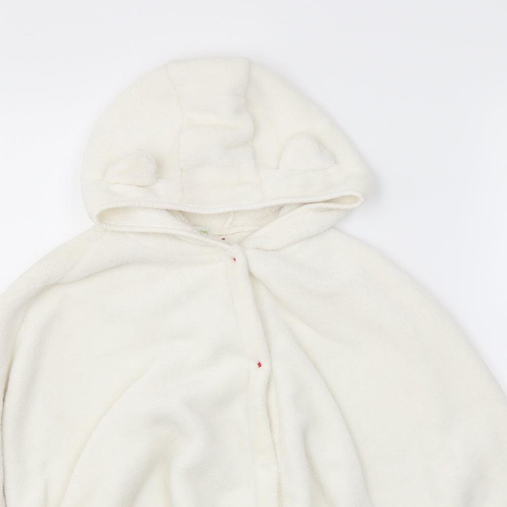 Vertbaudet Girls Ivory   Jacket Poncho Size 11-12 Years
