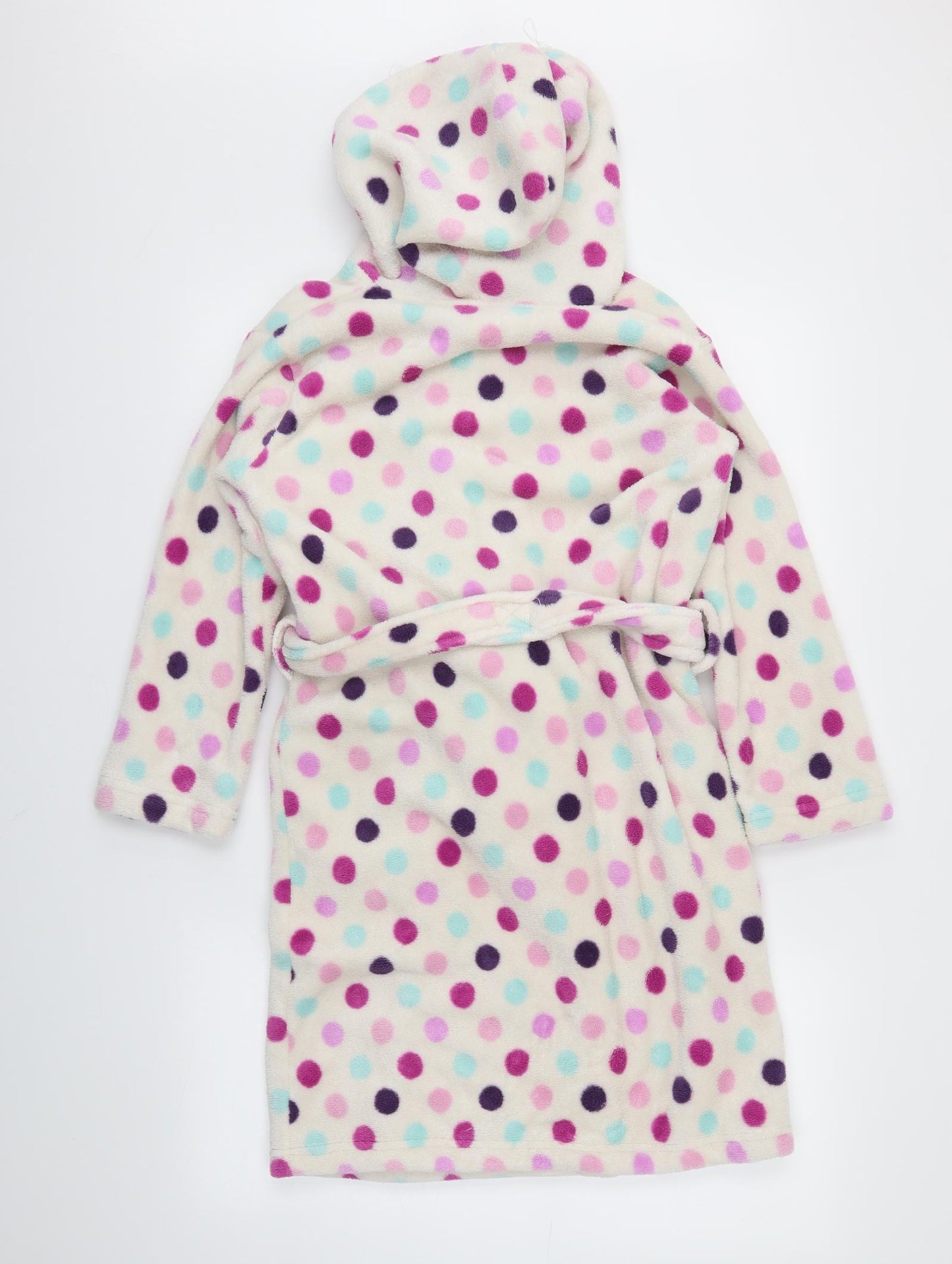 F&F Womens Beige Polka Dot  Cami Robe