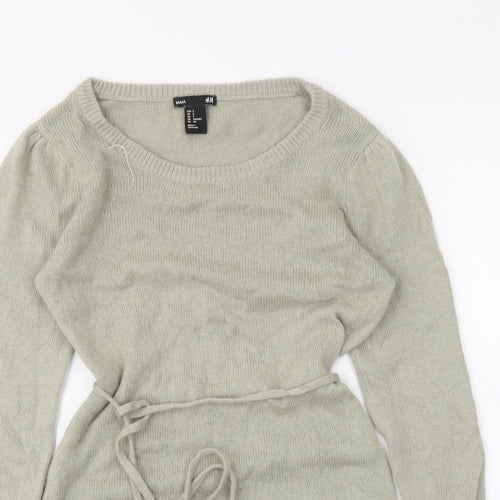 H&M Womens Green   Pullover Jumper Size S