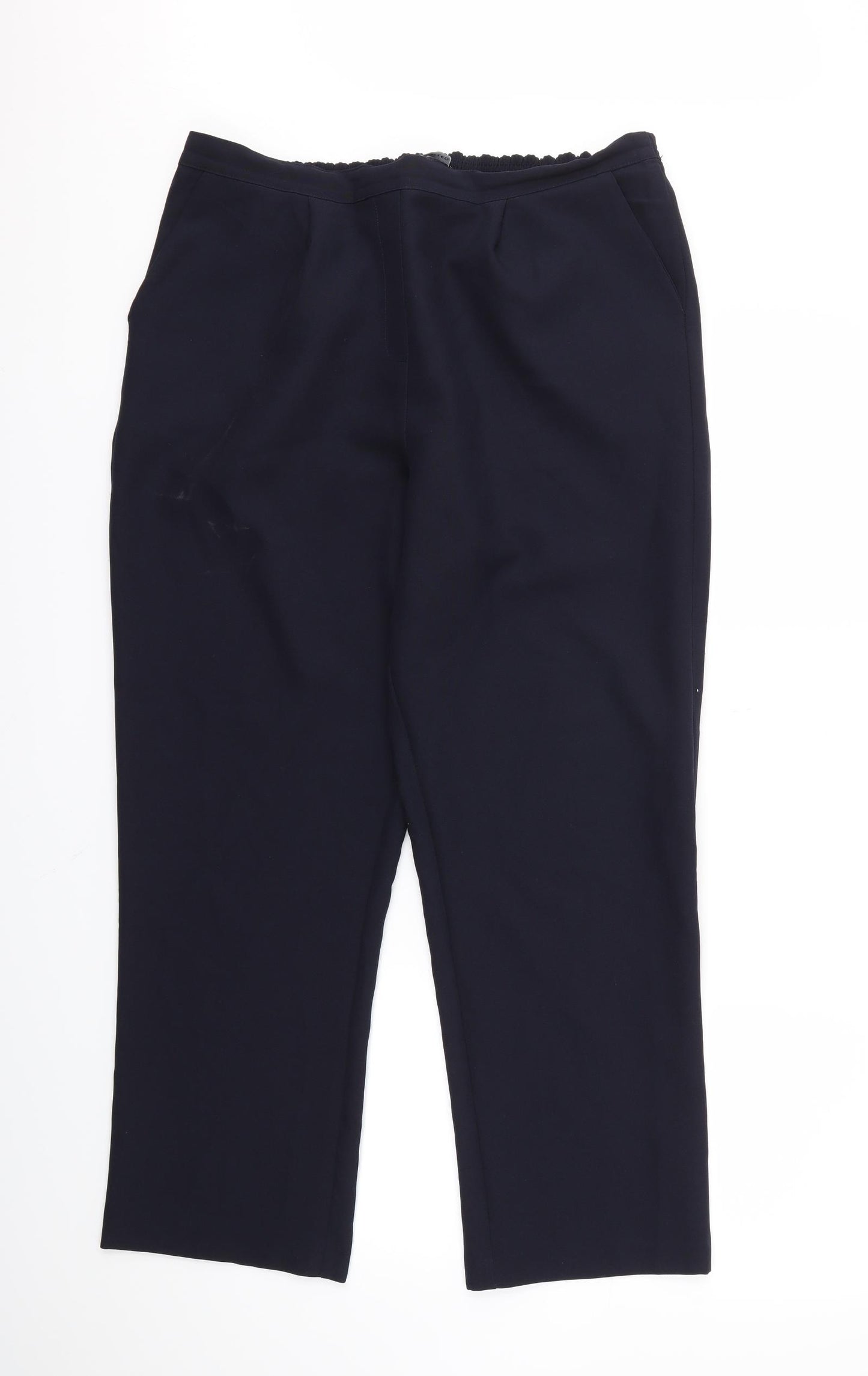 Bonmarché Womens Blue   Trousers  Size 16 L25 in