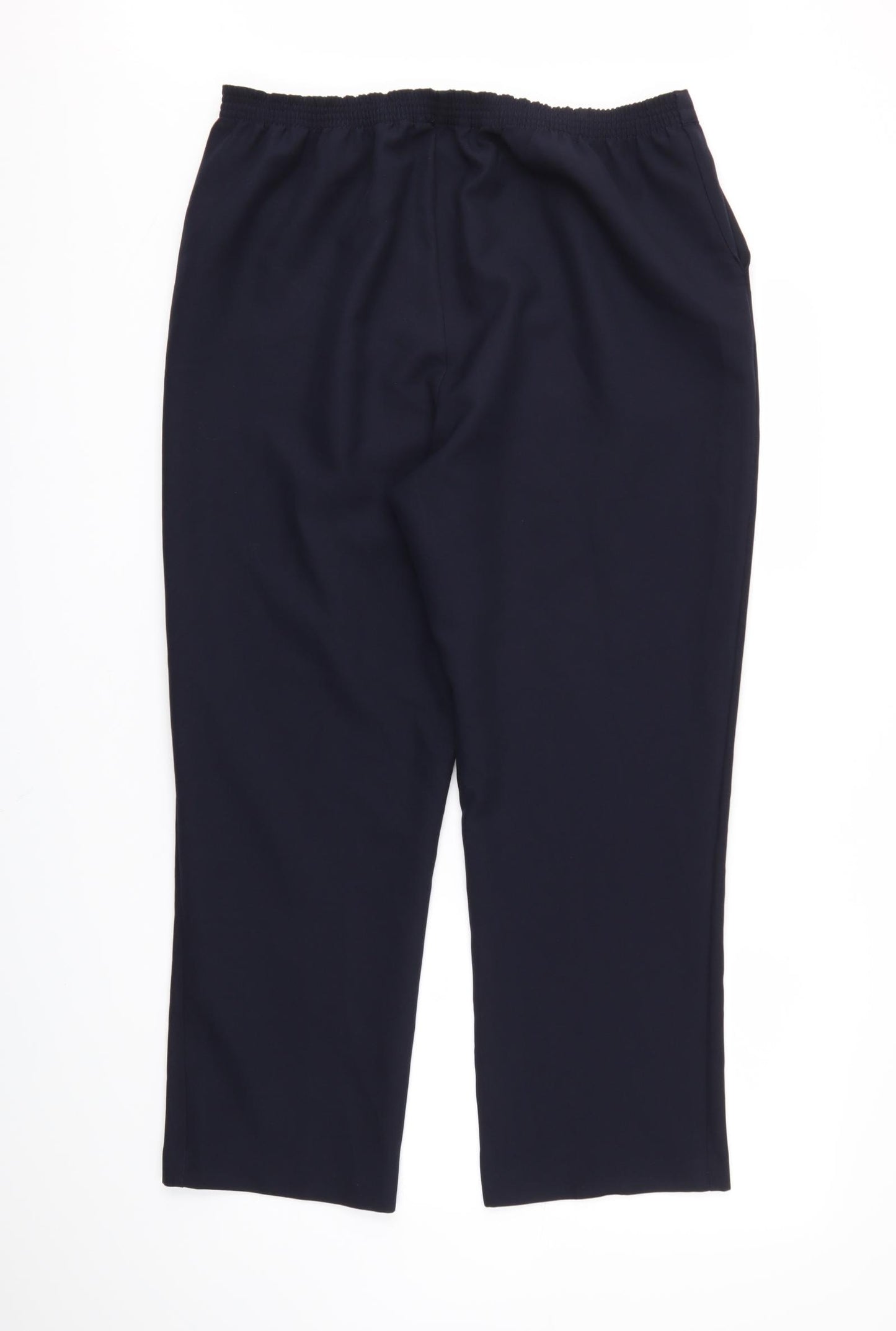 Bonmarché Womens Blue   Trousers  Size 16 L25 in