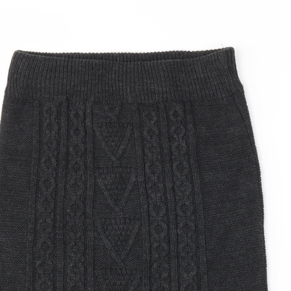 Eskimo Womens Grey   Mini Skirt Size S