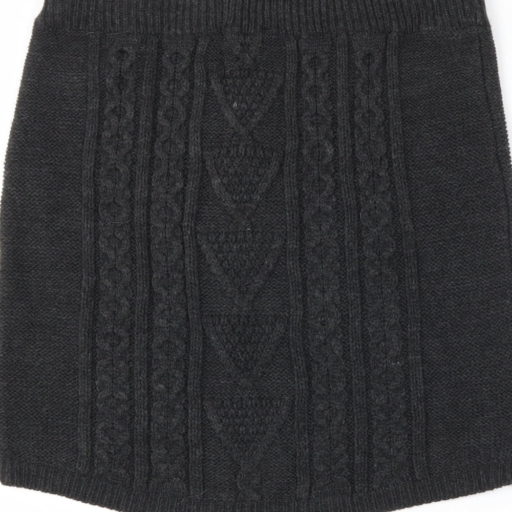 Eskimo Womens Grey   Mini Skirt Size S