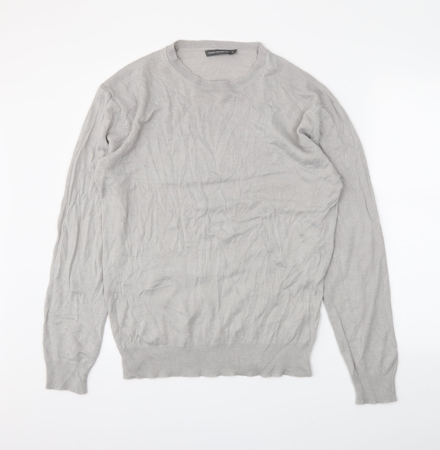 French Connection Mens Grey   Pullover Jumper Size XL