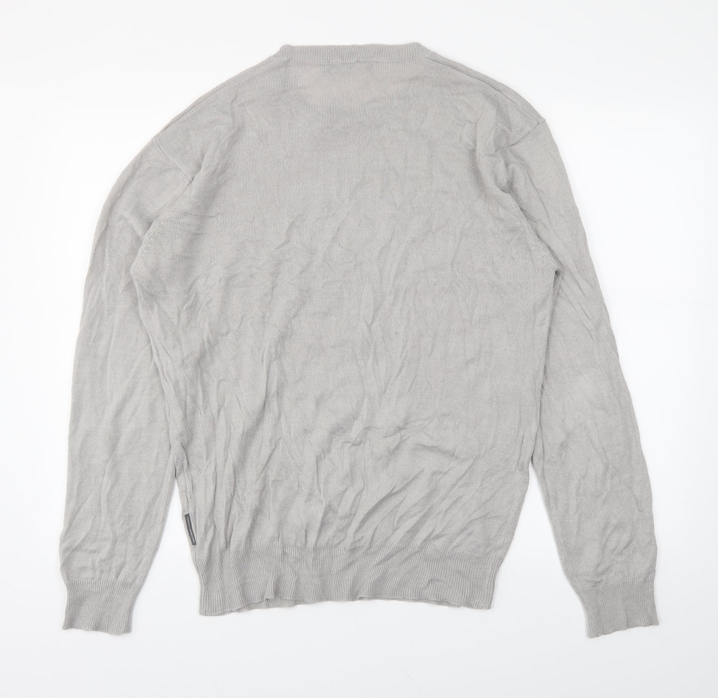 French Connection Mens Grey   Pullover Jumper Size XL