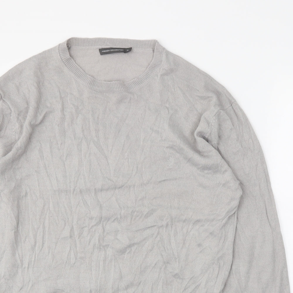 French Connection Mens Grey   Pullover Jumper Size XL