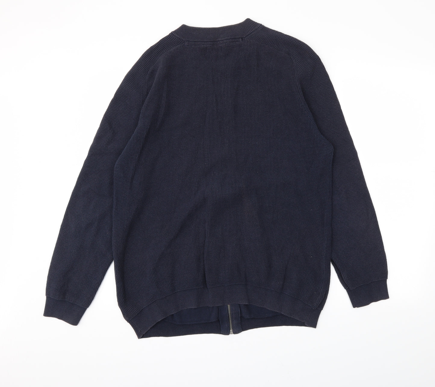 NEXT Mens Blue   Full Zip Jumper Size XL
