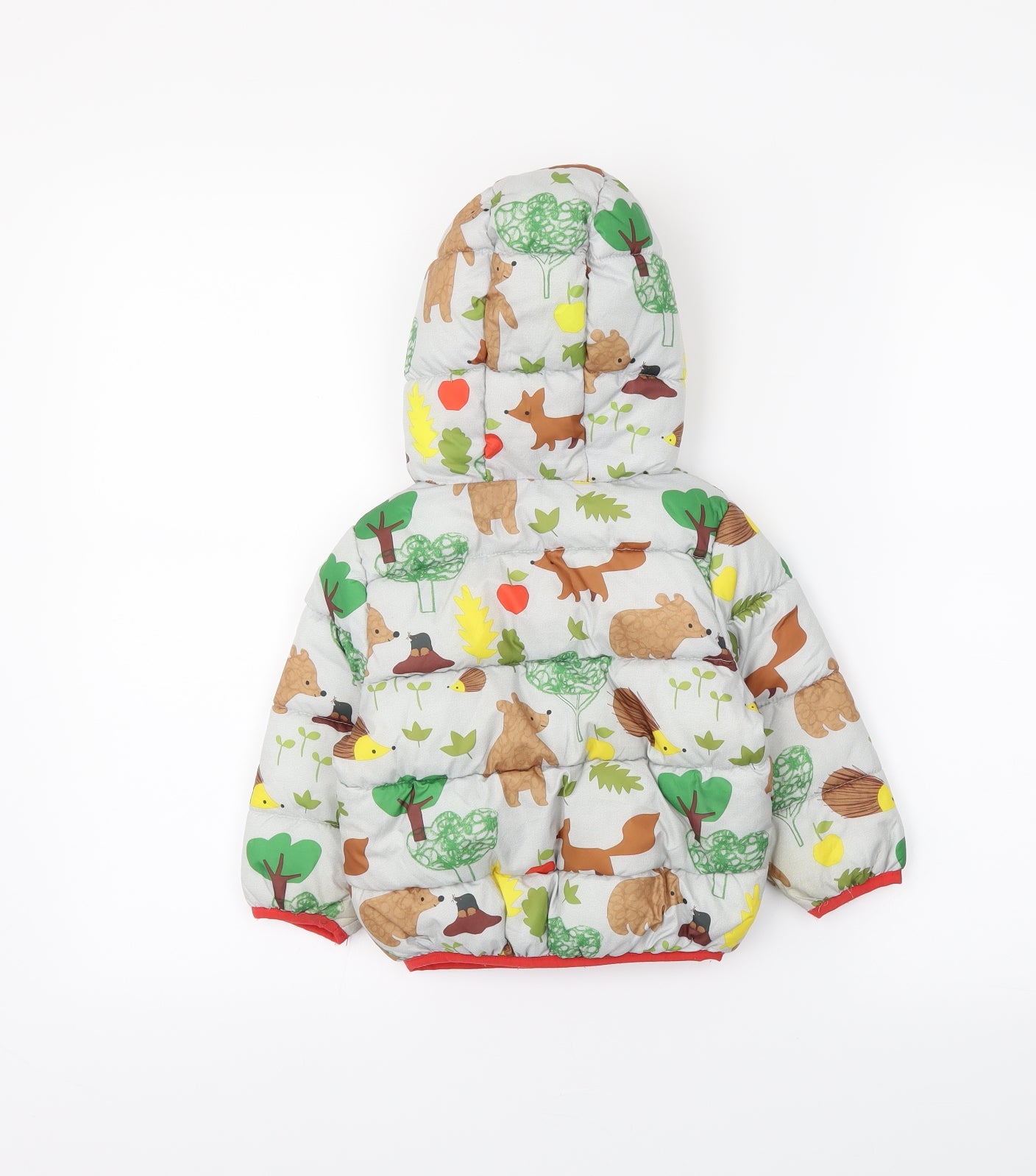 M&S Baby Grey   Puffer Jacket Coat Size 12-18 Months