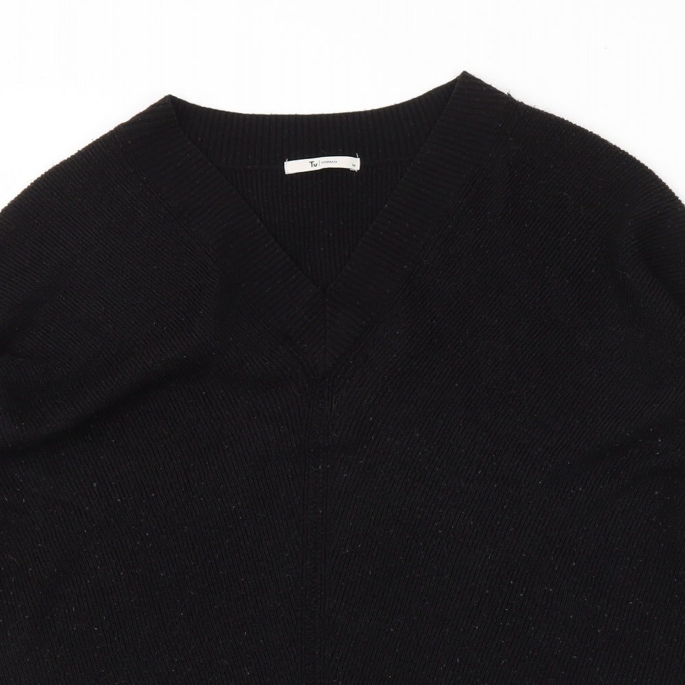 TU Womens Black   Pullover Jumper Size 14