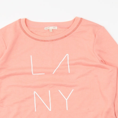 F&F Womens Pink   Pullover Sweatshirt Size 12