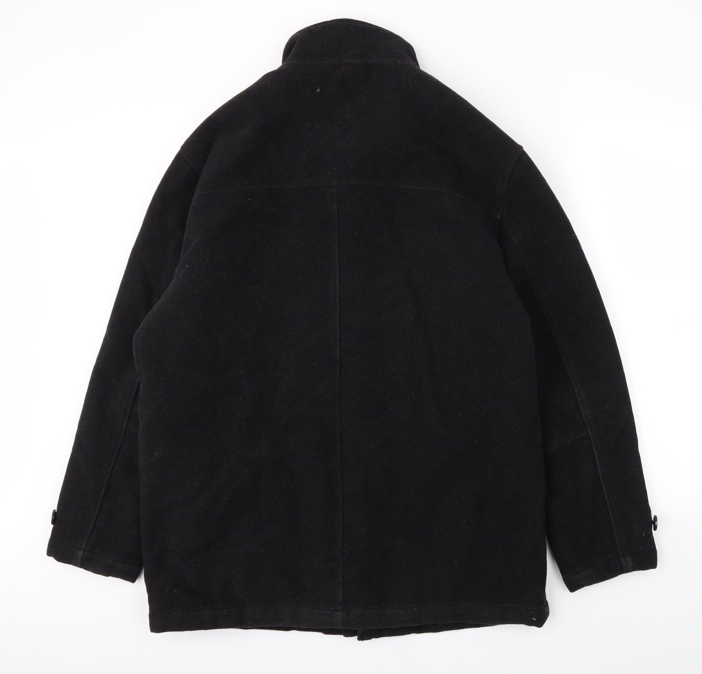 James pringle  Mens Black   Overcoat Coat Size M