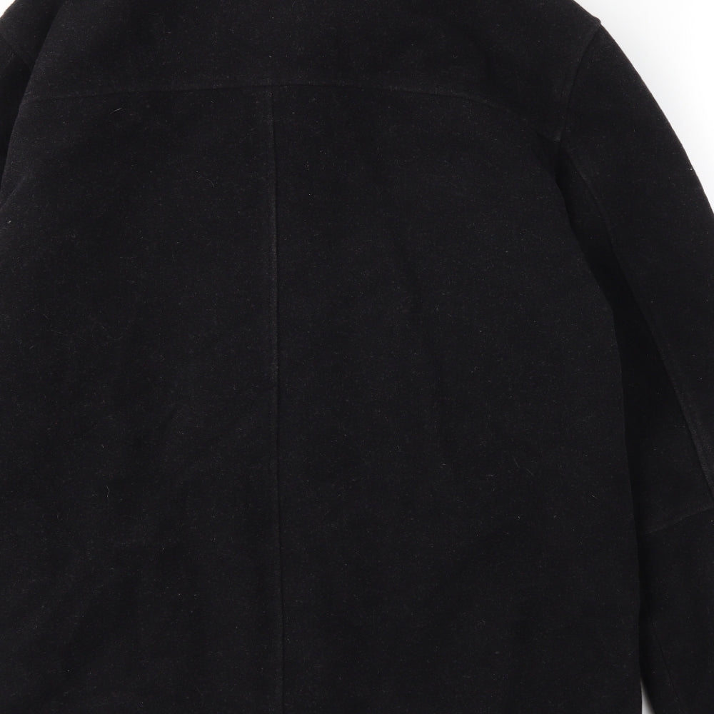 James pringle  Mens Black   Overcoat Coat Size M