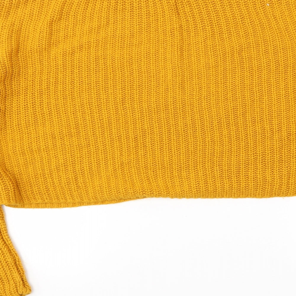 Primark Womens Yellow   Pullover Jumper Size S