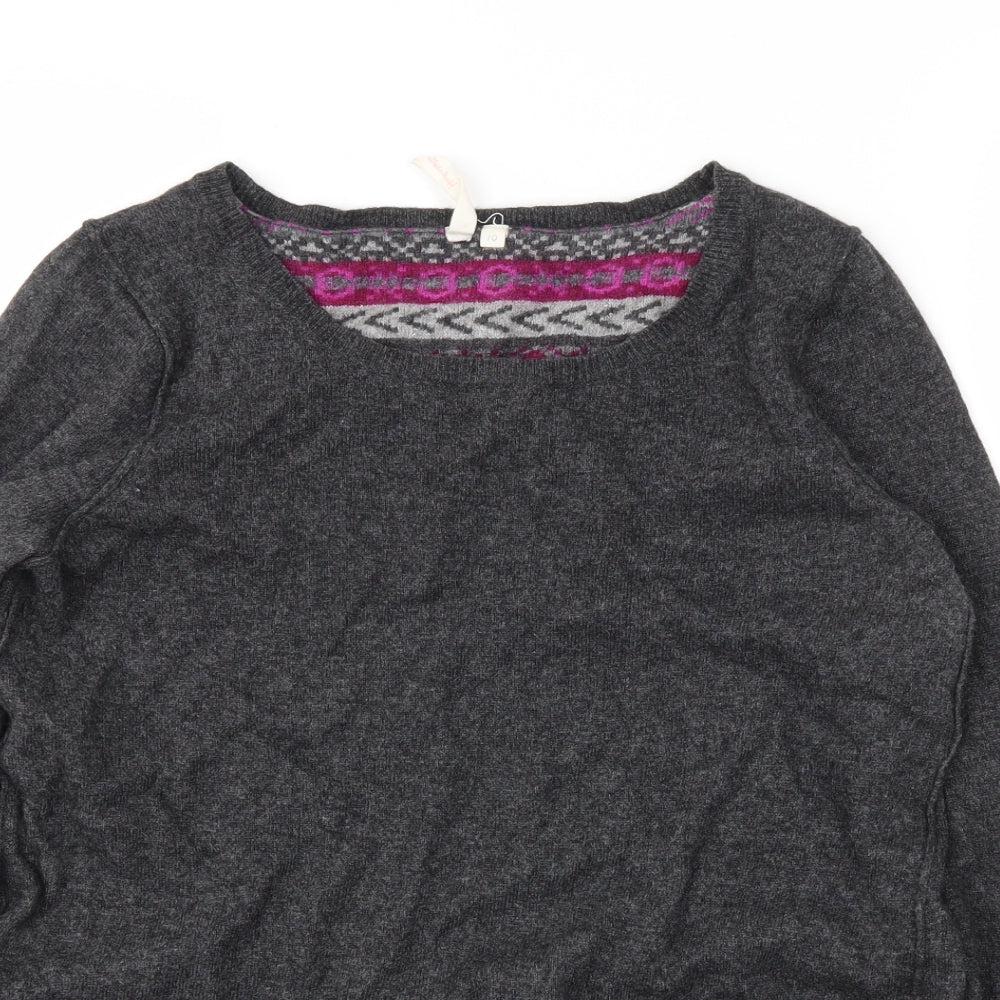 White Stuff Womens Grey   Pullover Jumper Size 10