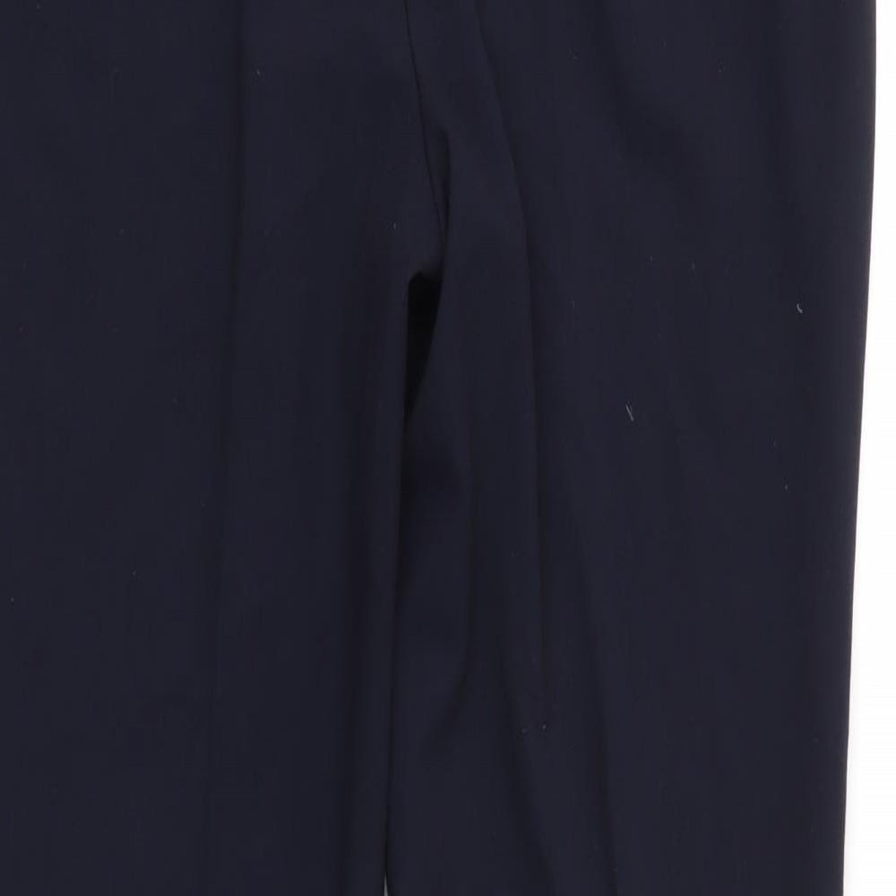 M&Co Womens Blue   Trousers  Size 14 L26 in