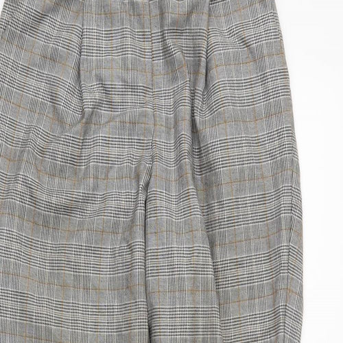 newlook Womens Green Plaid  Trousers  Size 10 L24 in