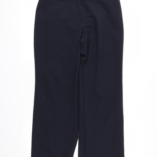 M&S Womens Blue   Trousers  Size 10 L27 in